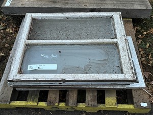 Lot Of (5) Vintage Wood-Framed Windows