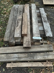 Pallet Lot Of (19) 4x6 Mixed-Species Timbers -- 64 Lengths