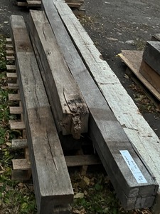Pallet Lot Of (7) 6x6 & 8x8 Mixed-Species Timbers