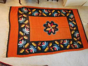 lot 57 image: Vintage Woven Rug