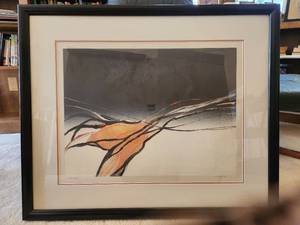 lot 92 image: Dorothy Kordash Monotype Oil on Paper Painting