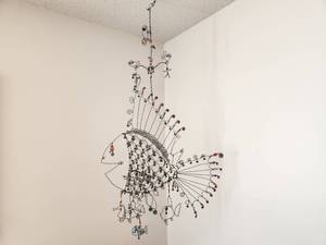 lot 98 image: Large Wire Fish Mobile
