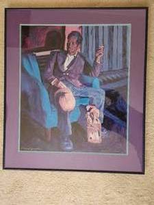 lot 100 image: Edward Gonzales Framed Poster