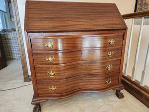 lot 109 image: Drop Front Secretary