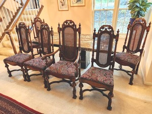 lot 2 image: Dining Chairs