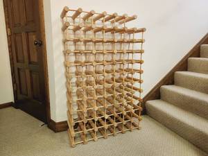 lot 67 image: 75 Bottle Wine Rack
