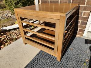 lot 73 image: Teak Side Table