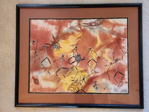 lot 123 image: Wiggii Watercolor Mixed Media
