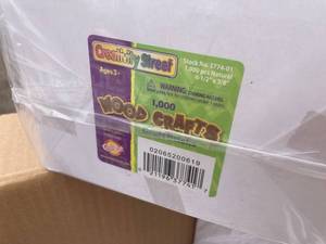 Bulk Wood Craft Sticks