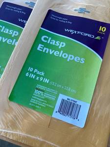 Clasp Envelopes
