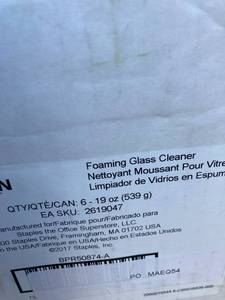 Foaming Glass Cleaner