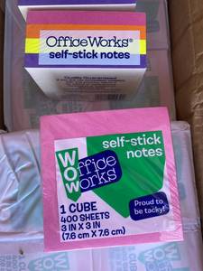 Bright Sticky Notes Cubes