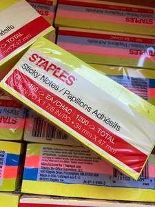 Small Bright Sticky Notes