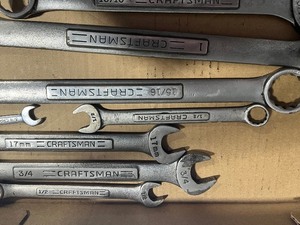 lot 13 image: Assorted Craftsman Wrenches