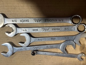 lot 18 image: Assorted MAC  Wrenches SAE