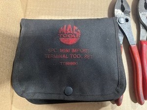 lot 20 image: Assorted MAC Pliers and 6 pc. MAC Mini Import Terminal Tool Set