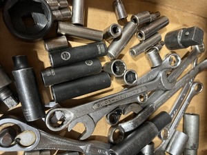 lot 45 image: Assortment of SAE Wrenches and Sockets
