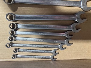 lot 35 image: Assorted metric Snap-On Wrenches