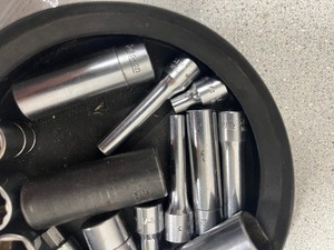 lot 49 image: Assortment of 14 drive sockets and 14 drive 10extension