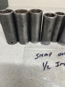 lot 59 image: Assortment of 12 drive SAE Deep Impact Sockets