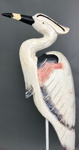 lot 25 image: Seaguar Heron Sculptures on Stands