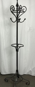 lot 26 image: Handsome Charcoal Metal Coat Tree