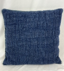 lot 49 image: Three Pottery Barn Throw Pillows- Blue and Rose