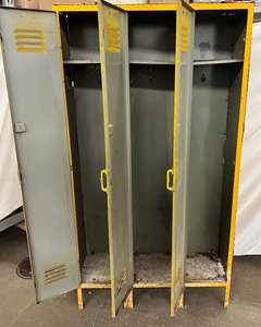 lot 90 image: Fabulous Vintage Yellow Lockers