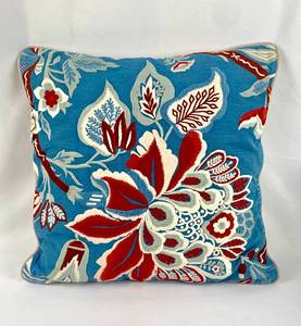 lot 57 image: 4 Bright Colored Throw Pillows