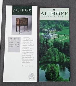 lot 100 image: Theodore Alexander Althorp Collection Sheraton Mahogany Box on Stand