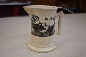 Quail Hand Painted Pitcher