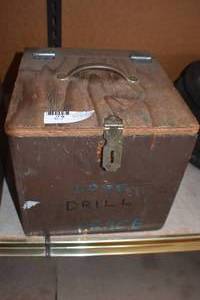 Wooden Box with Drill