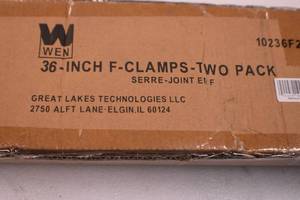 lot 37 image: Wen F-Clamps