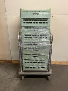 lot 5 image: Stainless Spring-Loaded Rolling Cart with Glass Storage and some Glasses
