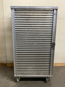 lot 21 image: Commercial Stainless Steel Catering Cart