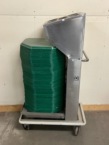 lot 38 image: Commercial Food Tray and Flatware Storage Cart