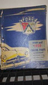 Ford 1949 1950 Chassis Parts Catalogue.