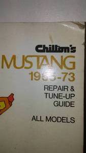 Chiltons Mustang 65-73