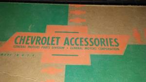 Chevrolet Accessories. Right Visor in Box