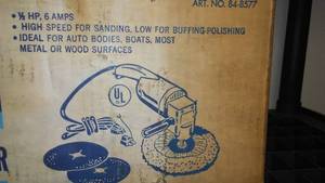 Vintage Sander Polisher 7  Put Away Working