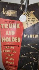 3 Trunk Lid Holders by Luger