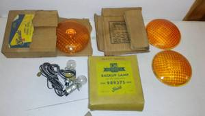 (2) Glass Lenses, Yelllow and Backup Light