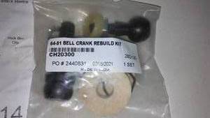 Bell Crank Rebuild Kit. 67 GTO and More
