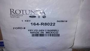 Misc. New Ford Parts - See Photos - Keys, Covers, & Field Coil.