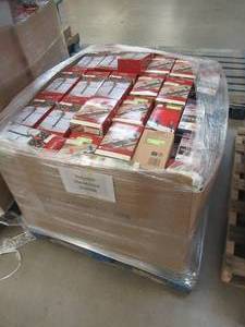 lot 740 image: Large Pallet Of Christmas Decorations, New and Like New Items (Miscellaneous Light Clips and Stakes), Some may be missing parts or small damage, most Items are in nice condition (See Photos) - SOLD AS IS