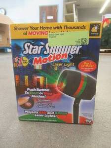 lot 825 image: Star Shower Motion Laser Light Projector, 10639-6 - SOLD AS IS