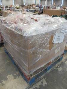 lot 866 image: Large Pallet Of Christmas Decorations, New and Like New Items (Adjustable Light Stakes), Some may be missing parts or small damage, most Items are in nice condition (See Photos) - SOLD AS IS