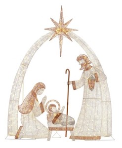 lot 749 image: Home Accents 120 in. 440-Light LED Giant Nativity Scene, 1002455761 - SOLD AS IS