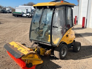 Hustler 3700 Industrial Tractor With Sweeper