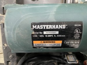 Masterhand Circular Metal Saw 7 14 Cutter with Case